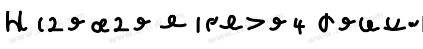 Hisense Alfabet Regu字体转换